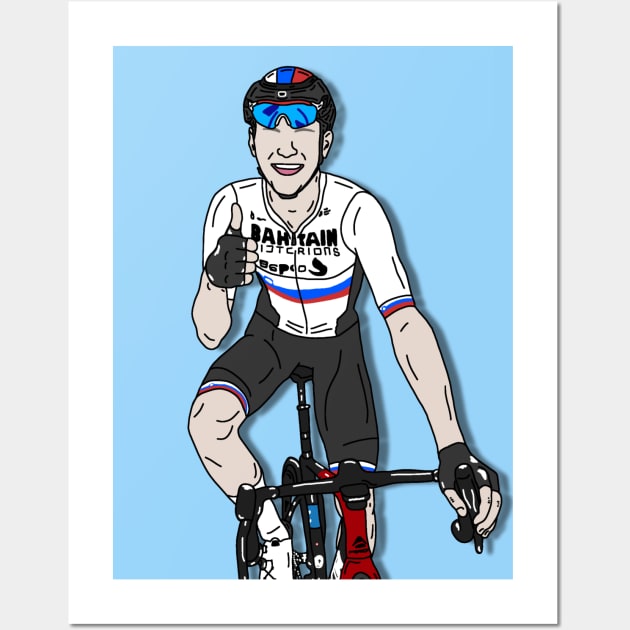 Mohoric Champion Milano Sanremo Wall Art by p3p3ncil